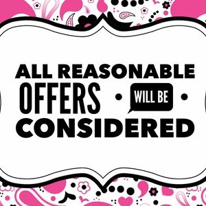 All offers will be considered